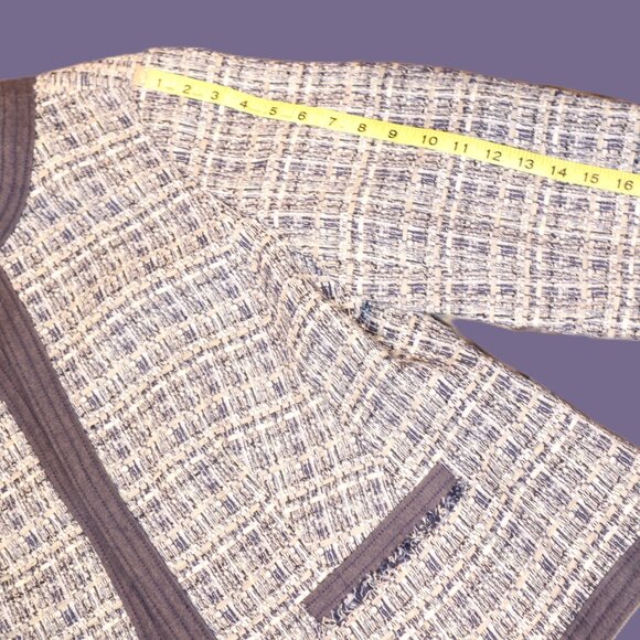 Talbots Tweed Jacket – Blue, Fully Lined – NWT – Size 18W - Picture 15 of 16